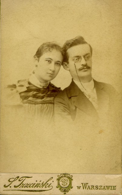 Bronisaw Jan i Anna Bolesawa z Wolskich Korejwowie, Warszawa ok. 1897 r.