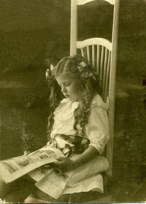 Jadzia Korejwwna, crka Karola i Tatiany, Tyflis ok. 1914 r.