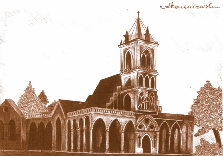 Ko�ci� parafialny pod wezwaniem �w. Doroty, ok.  1810-1905