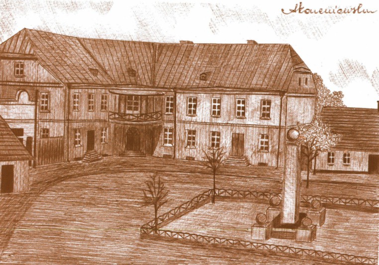 Dom rodziny Giller�w z ok. 1820 r.)