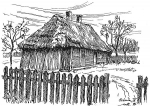 Cienia III - drewniany dom